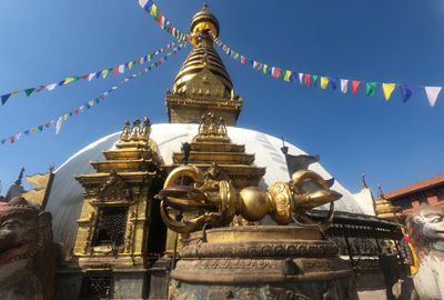 Heritage walks in Swoyambhunath